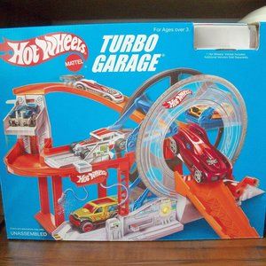 hot wheels turbo garage playset